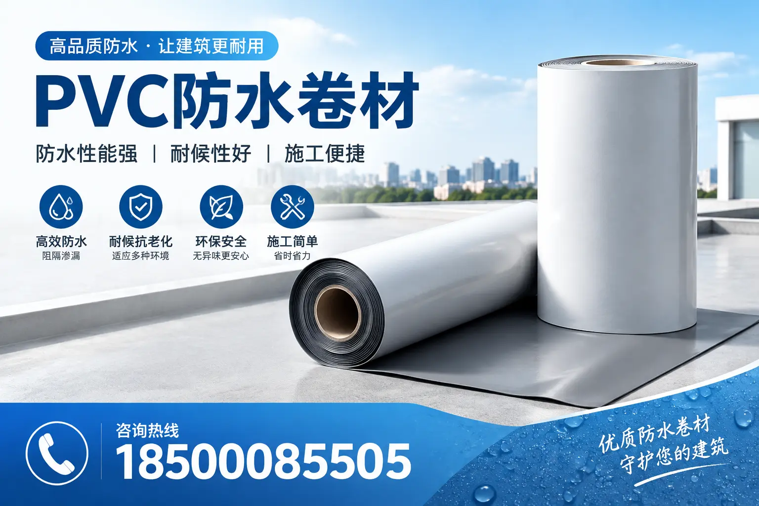 PVC防水卷材的维护保养秘籍,保障定西客户的投资